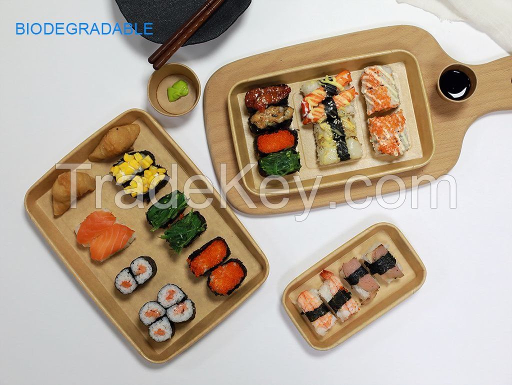  Paper sushi food tray