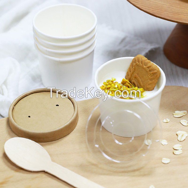 Round Ice Cream Cups 