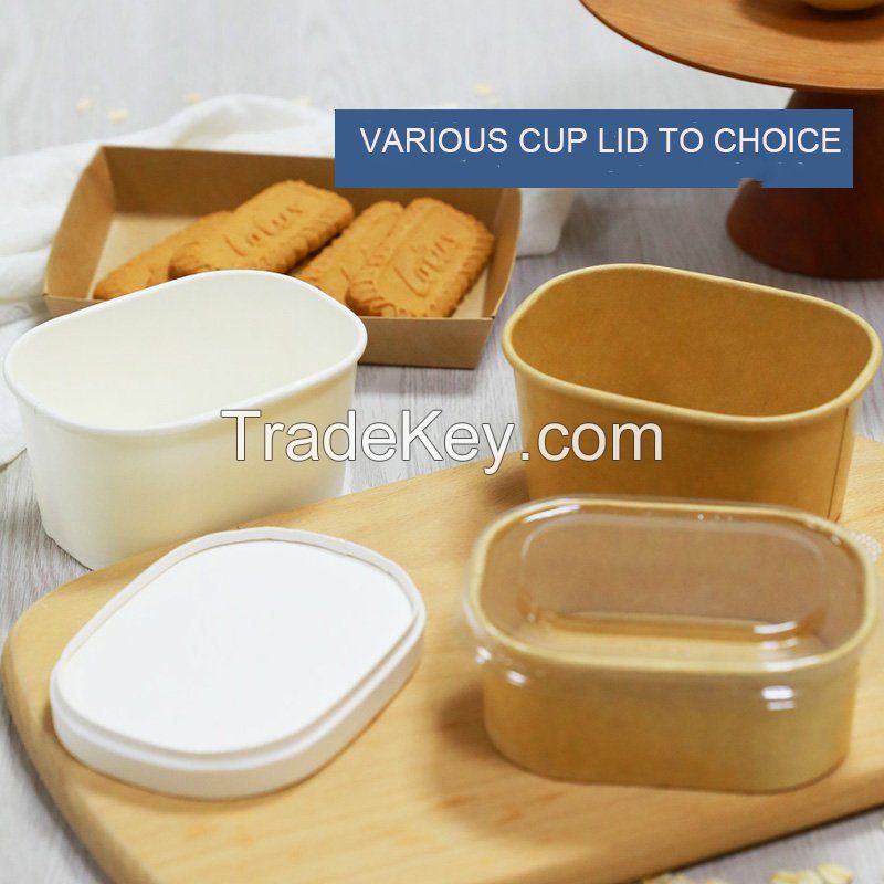  Ice Cream Square Box container Freezer Safe