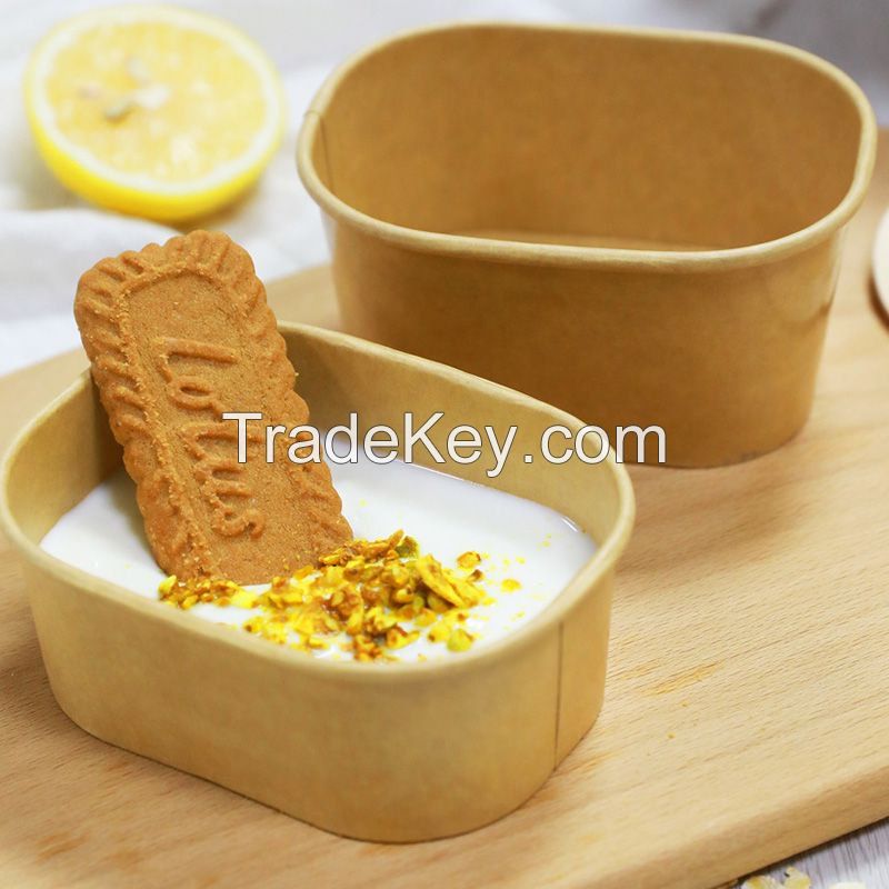  Ice Cream Square Box container Freezer Safe