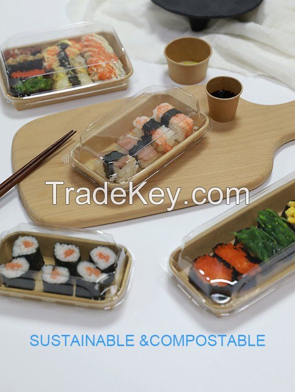  Paper sushi food tray