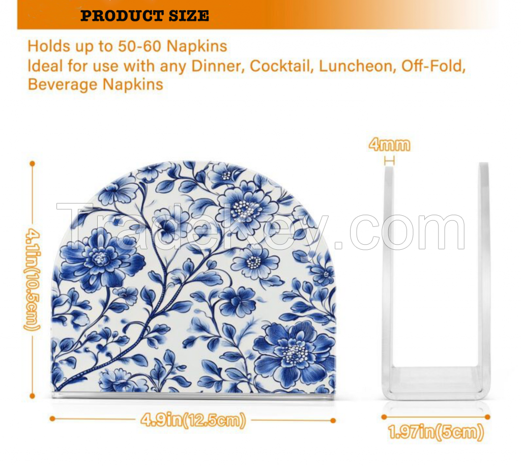 Napkin Holder standing Acrylic U-Shaped paper towel Holder