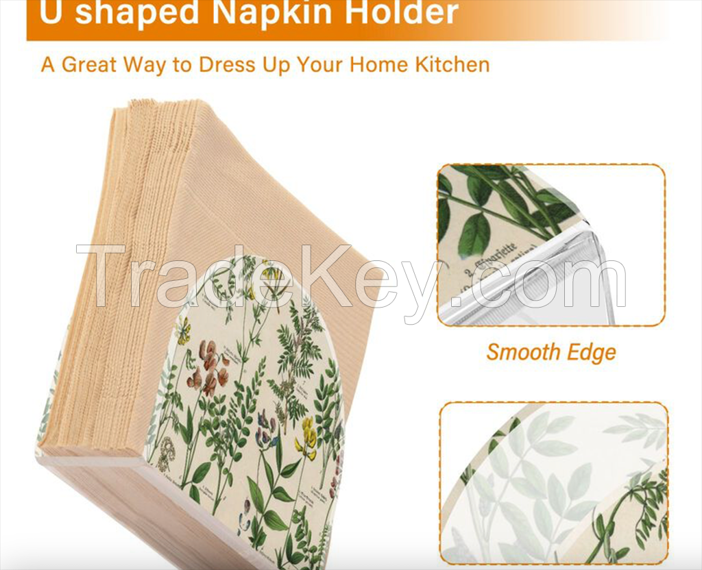 Napkin Holder standing Acrylic U-Shaped paper towel Holder