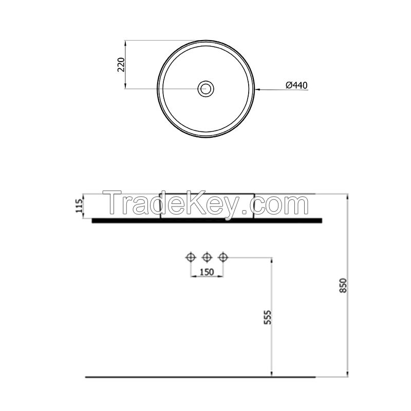 SERACASA Bathroom Sink NA-01