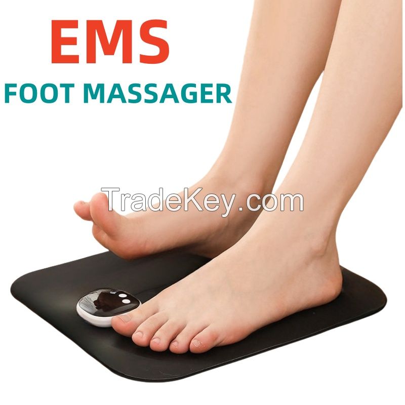 High quality EMS Foot Massager Mat Price, Best Muscle Stimulator with remote control electric ems foot massager pad