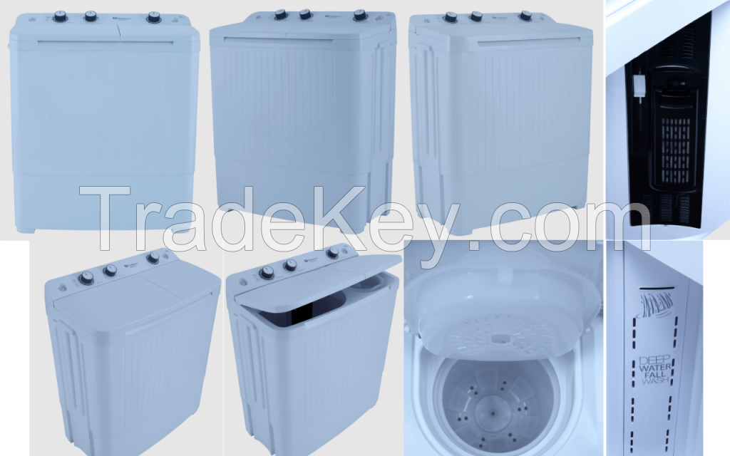 Qaiser Electronics Semi Automatic Twin Tub Washing Machine Plastic Body