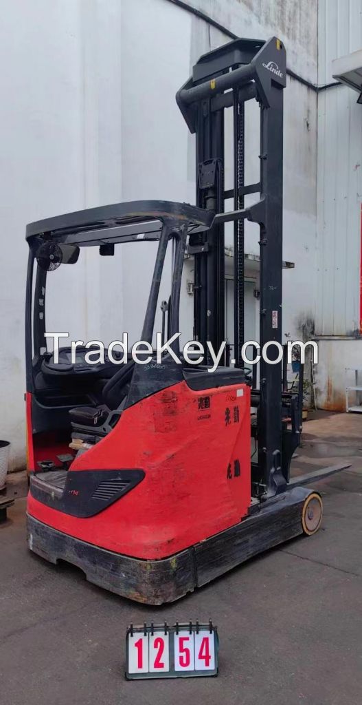 Used Forklift linde reach turck 1.4ton 1254#R14-01 (1120) 3f8531mm, 2016