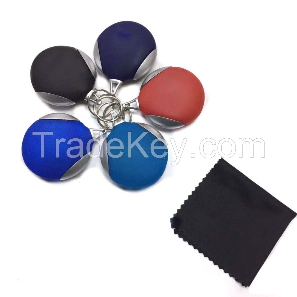 Pocket Microfiber Lens Cloth With Key Chain