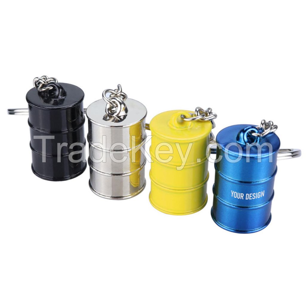 Custom Oil Bucket Key Chain