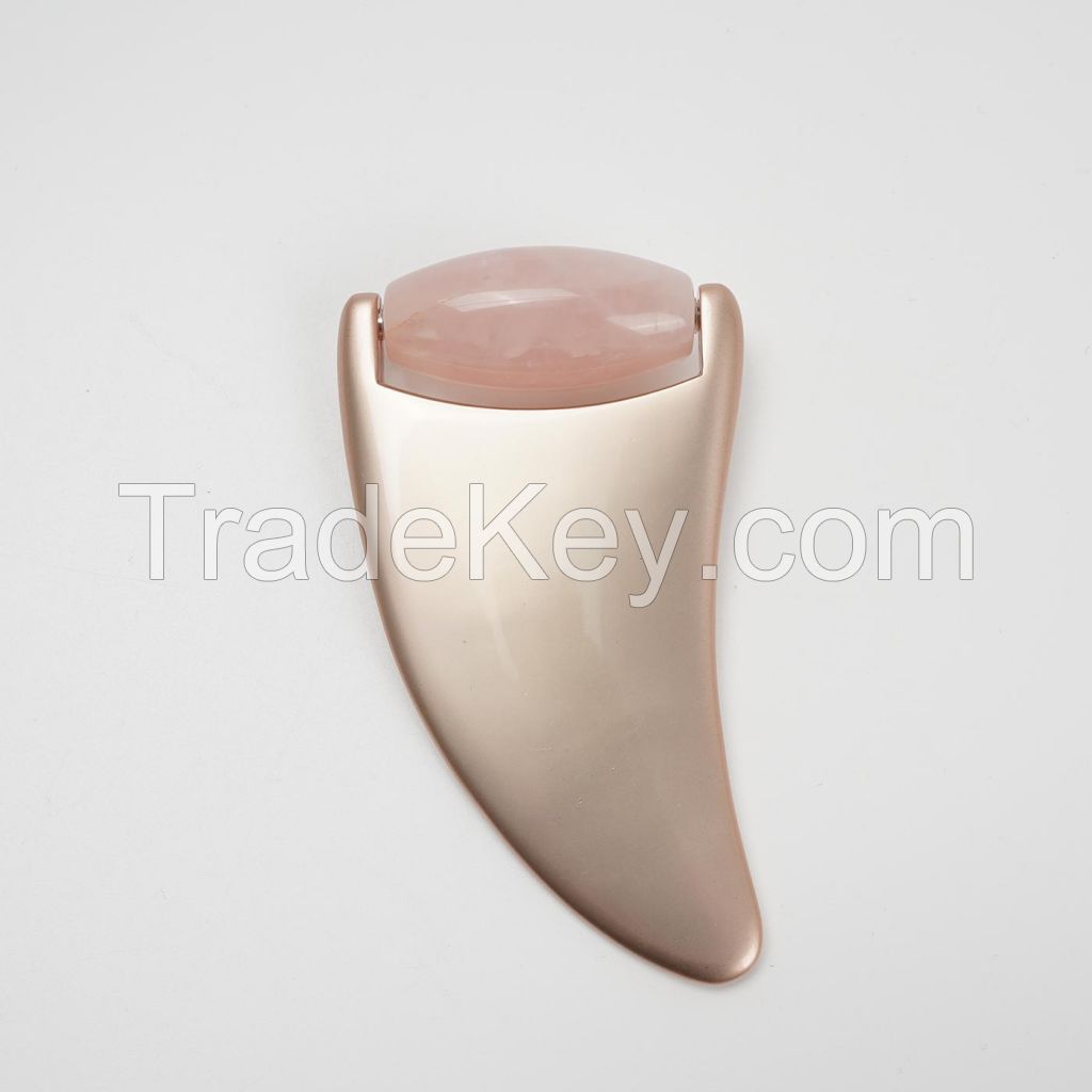 2 in 1 Facial Jade Roller With Metal Gua Sha Set