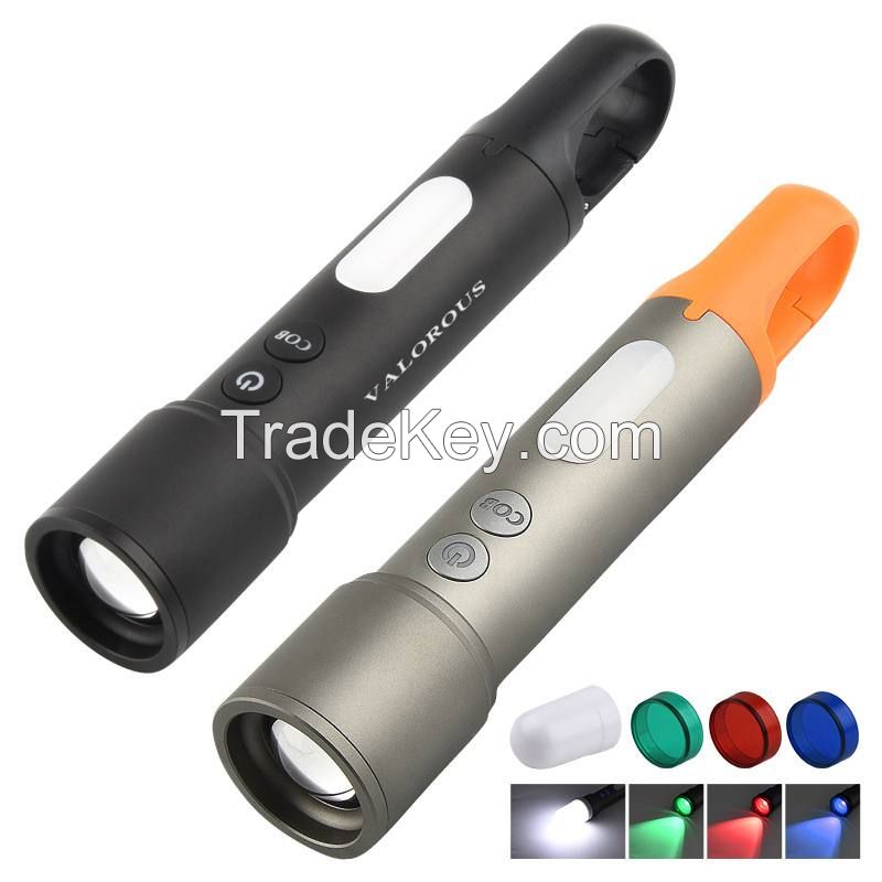 Rechargeable Color Changing LED Flashlight