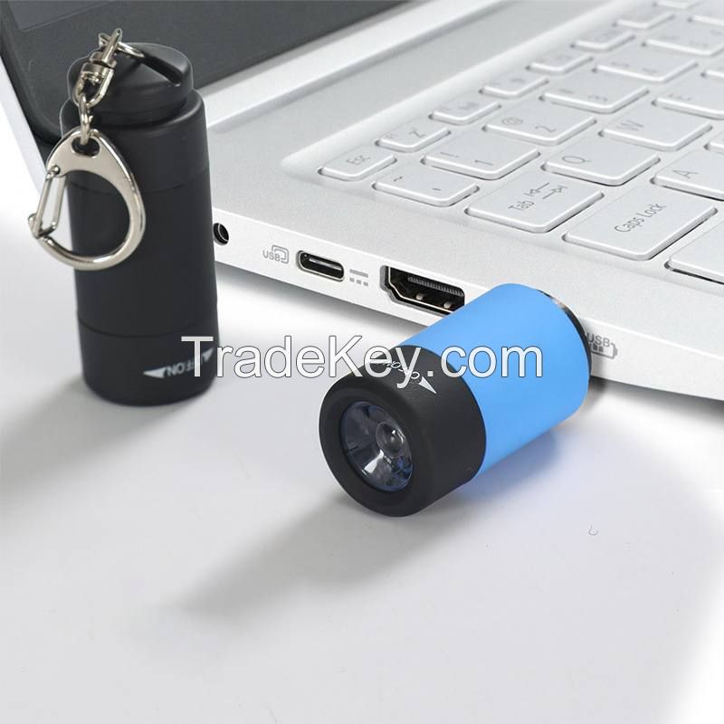 Led Rechargeable Flashlight Keychain