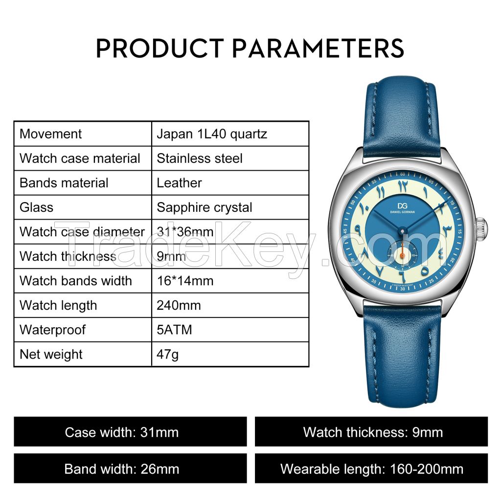 Ladies Watches, Quartz Analog Waterproof Watch, Women's Fashion Wrist Watches with Easy Reader Big Face