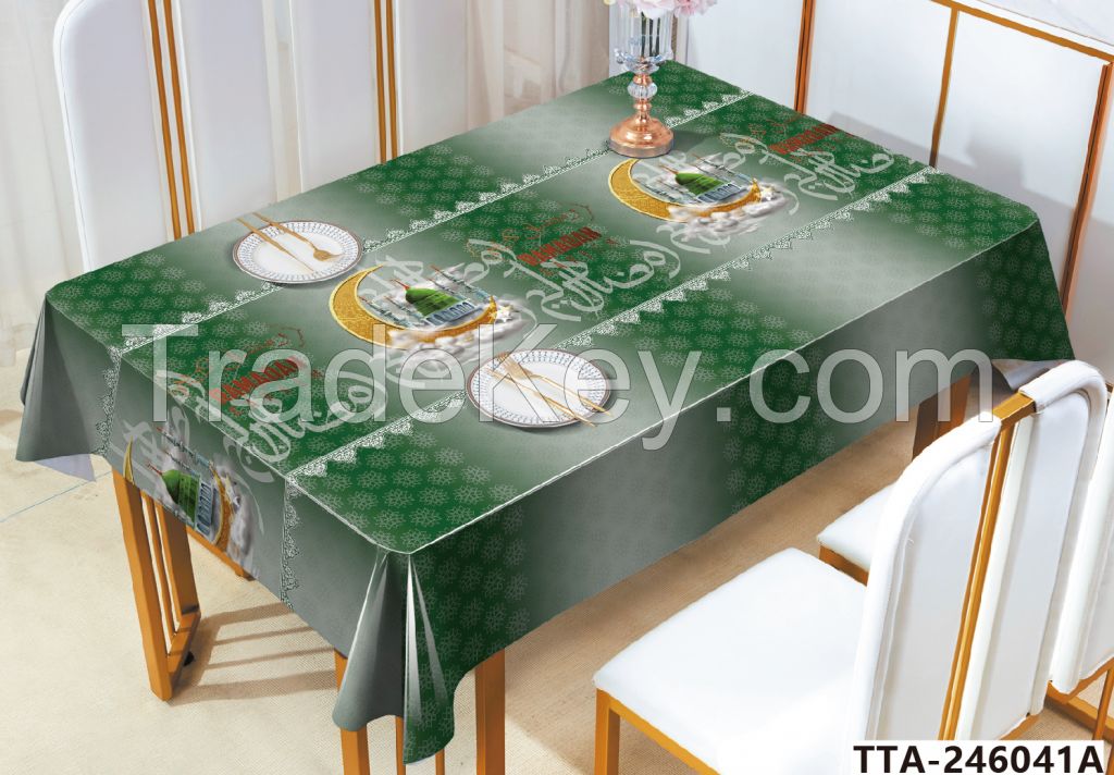 New hot sell Ramadan  PVC Tablecloth