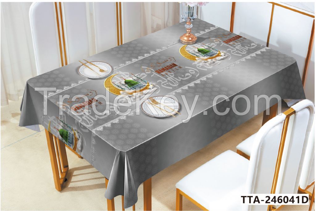 New hot sell Ramadan  PVC Tablecloth