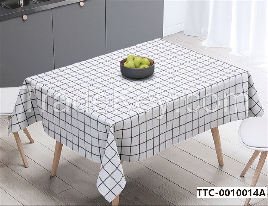 70 X 70 inch Square Jacquard Tablecloth Table Cover - Waterproof/Spill Proof/Stain Resistant/Wrinkle Free/Heavy Duty - Great for Banquet, Parties, Dinner, Wedding 