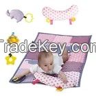 Baby Tummy Time Mat, Lovvie & Joy Portable PlayMat for Newborn Girl & Boy