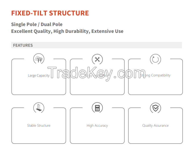 FIXED-TILT STRUCTURE