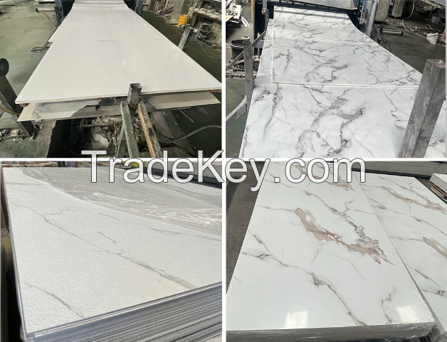Interior Decorative PVC UV Marble Board High Glossy UV Marble PVC Wall Panels Sheet ceiling