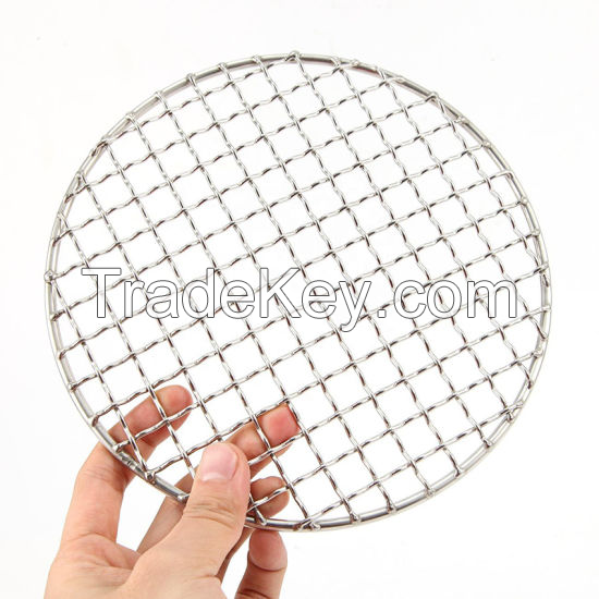 New Design 304 Stainless Steel Woven Wire Mesh Storage Basket For Kitchen Hanging Basket