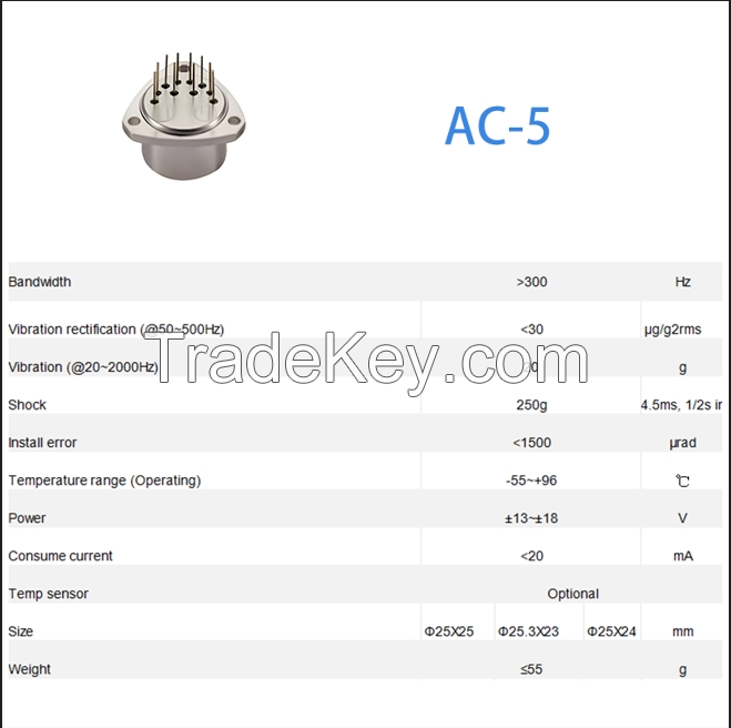 Voltage Output Quartz Accelerometers-High Sensitivity