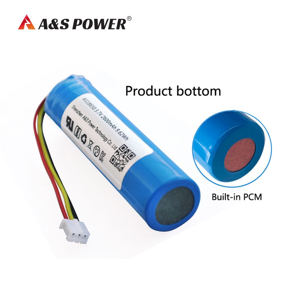 Li-ion Battery 3.7V 2600mAh 18650 Battery