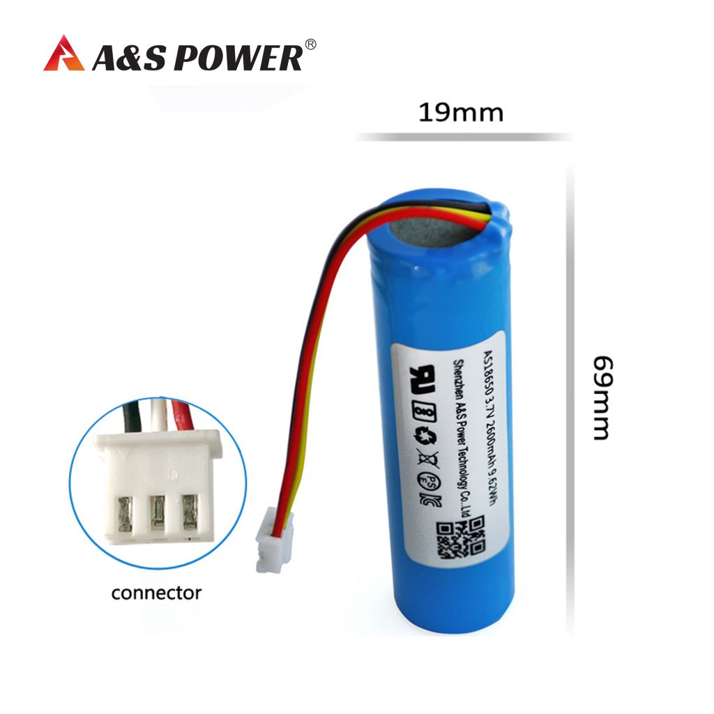 Li-ion Battery 3.7V 2600mAh 18650 Battery