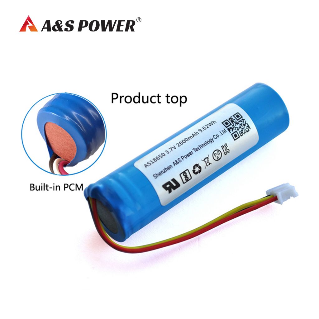 Li-ion Battery 3.7V 2600mAh 18650 Battery