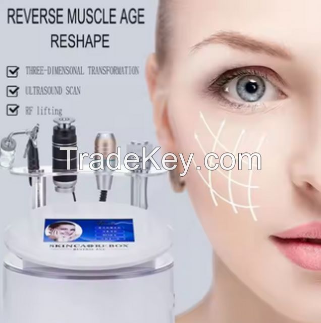 4 in 1 RF Eye Wrinkle Removal Machine V-Max Radar Line Carving Face Lifting Beauty Equipment