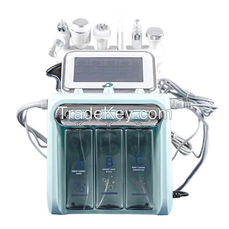 Multiple Configurations Hydrodermabrasion Oxigen Hydro Microdermabraion 7 in 1 Aqua Peel and Hydra Beauty Facial Machine