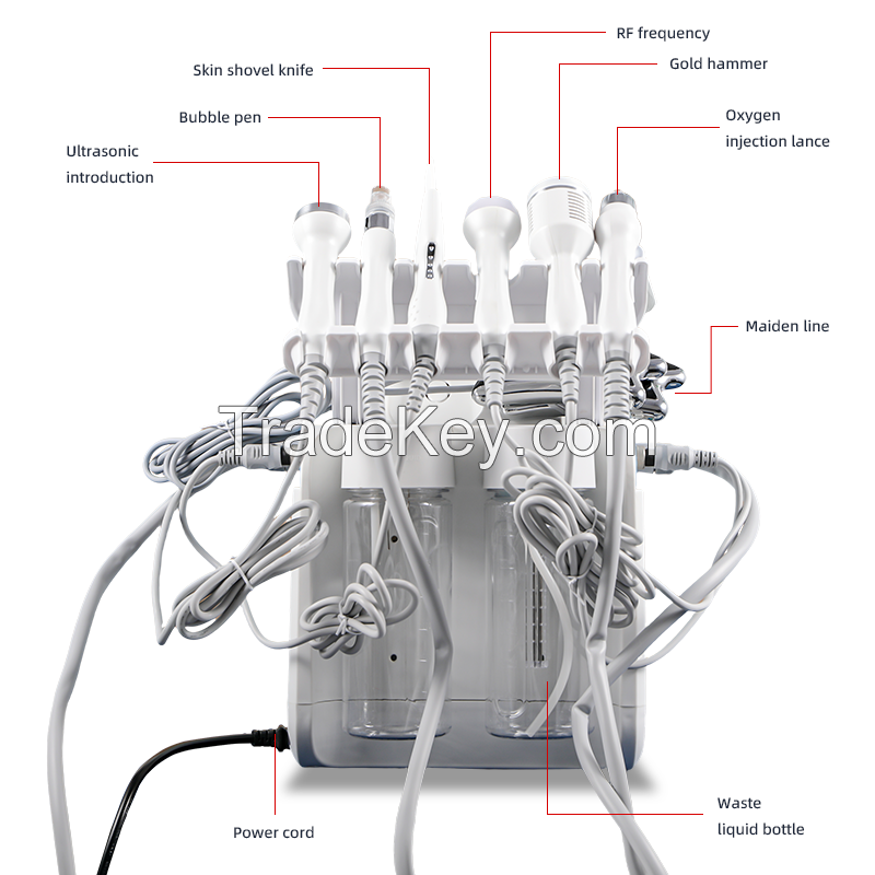 Multiple Configurations Hydrodermabrasion Oxigen Hydro Microdermabraion 7 in 1 Aqua Peel and Hydra Beauty Facial Machine