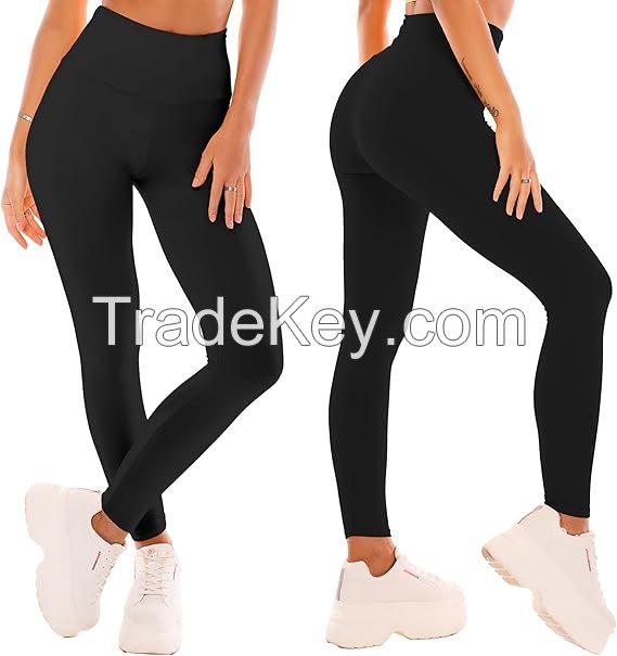 SINOPHANT High Waisted Leggings for Women - Full Length Capri Buttery Soft Yoga Pants for Workout Athletic