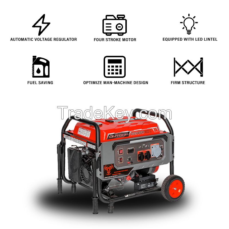 2000-Watt Portable Generator, Electric Start, 224cc, Transfer-Switch and RV-Ready with CO Shutdown Sensor