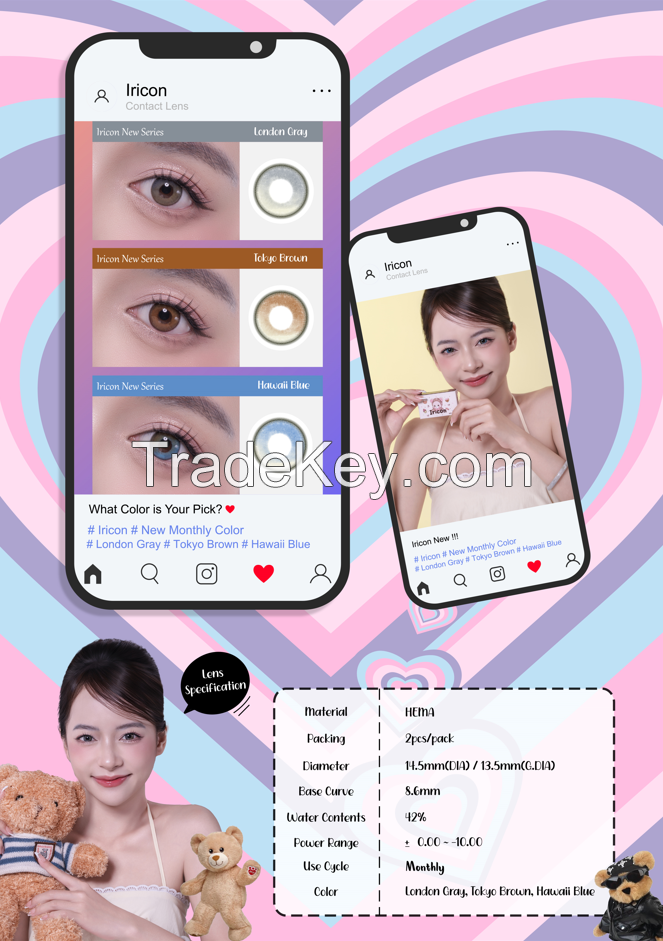 Iricon New Monthly Color Lenses #3012