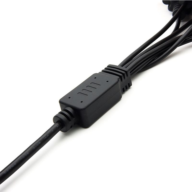 RJ7110 Harness Wire Cable DB9 industrial control equipment cable Front riveted nut D-SUB RS232 serial cable