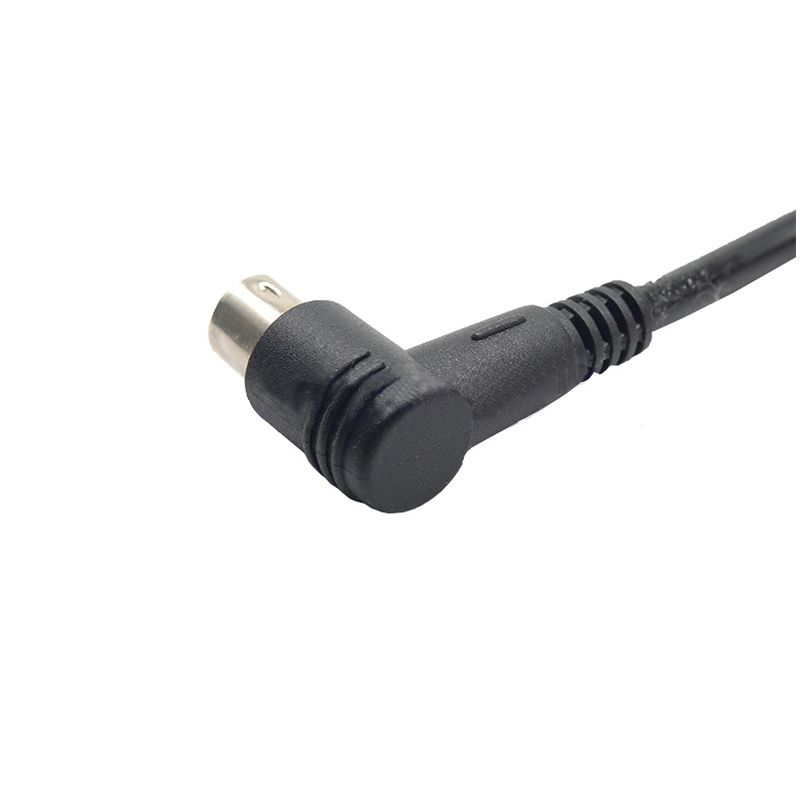 RJ7103 Harness Wire Cable DB9 to PS2 serial cable elbow MINI DIN8PIN male RS232 cable