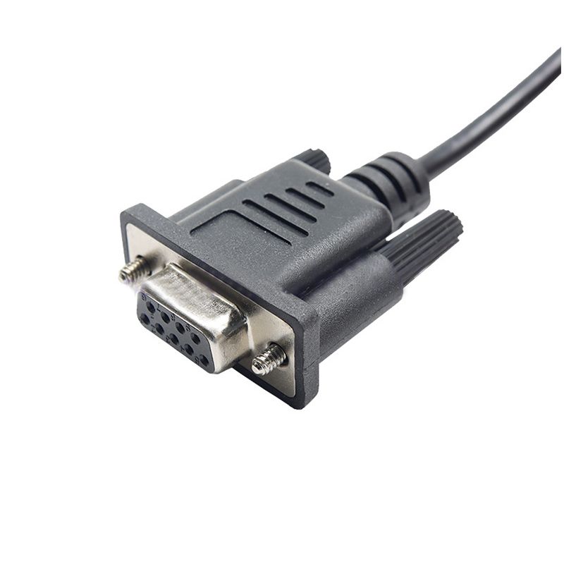 RJ7103 Harness Wire Cable DB9 to PS2 serial cable elbow MINI DIN8PIN male RS232 cable