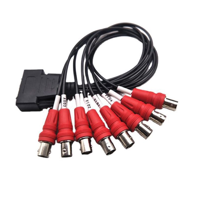 RJ7114 Harness Wire Cable DB15 male head to BNC monitoring cable 1 Drag 8 VGA to BNC data acquisition card cable