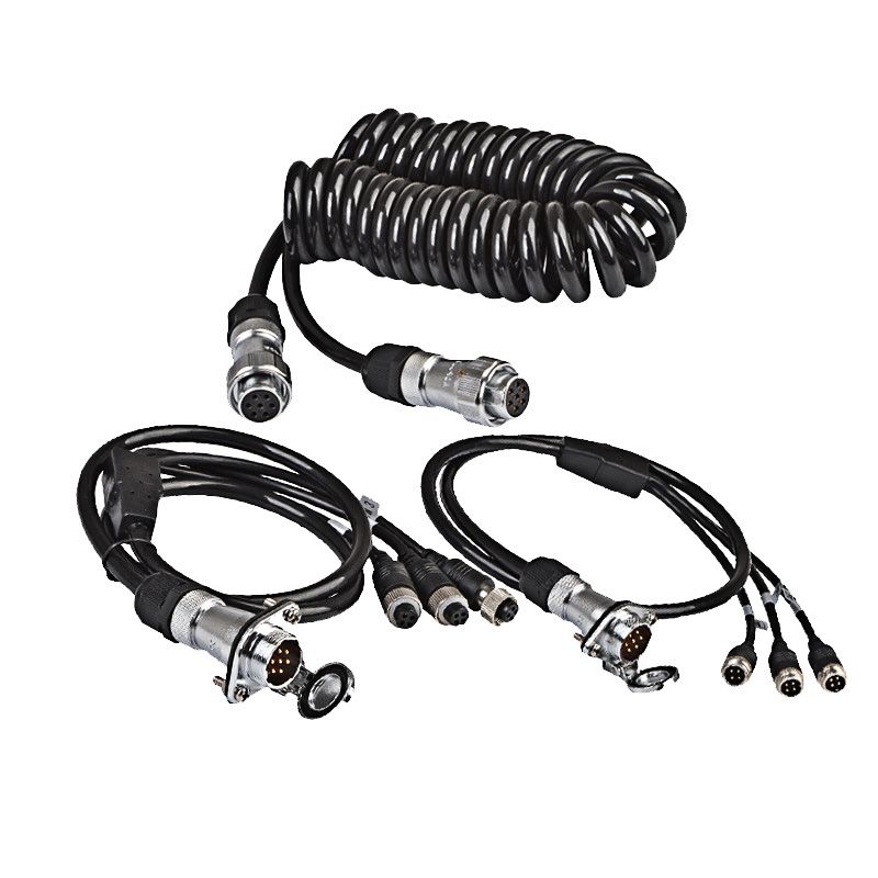 Vehicle-mounted monitoring spring wire