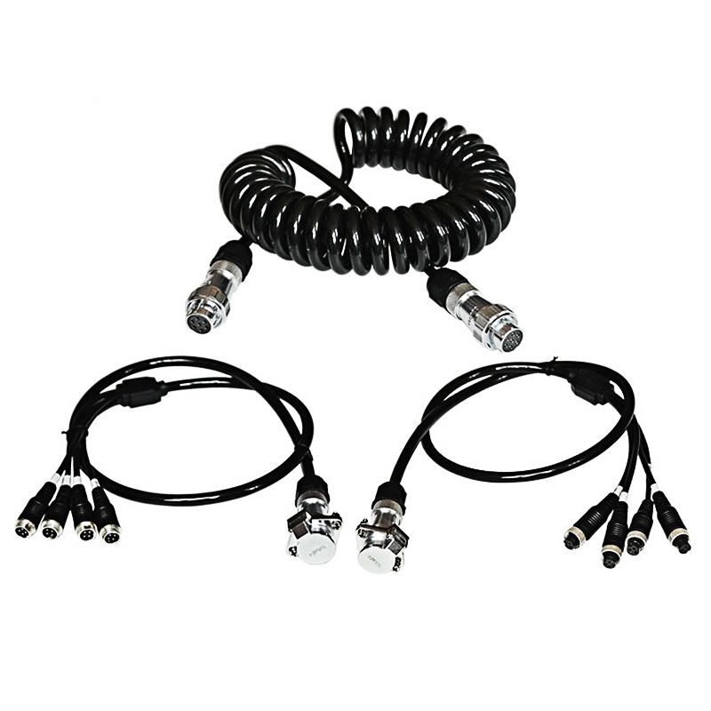 Vehicle-mounted monitoring spring wire