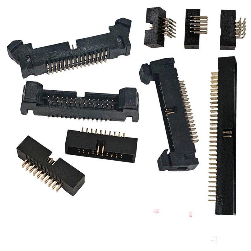 1.27 IDC Simple Header Connector, Circuit Board Connector with Full-range Specifications and Gold-plated Terminals 
