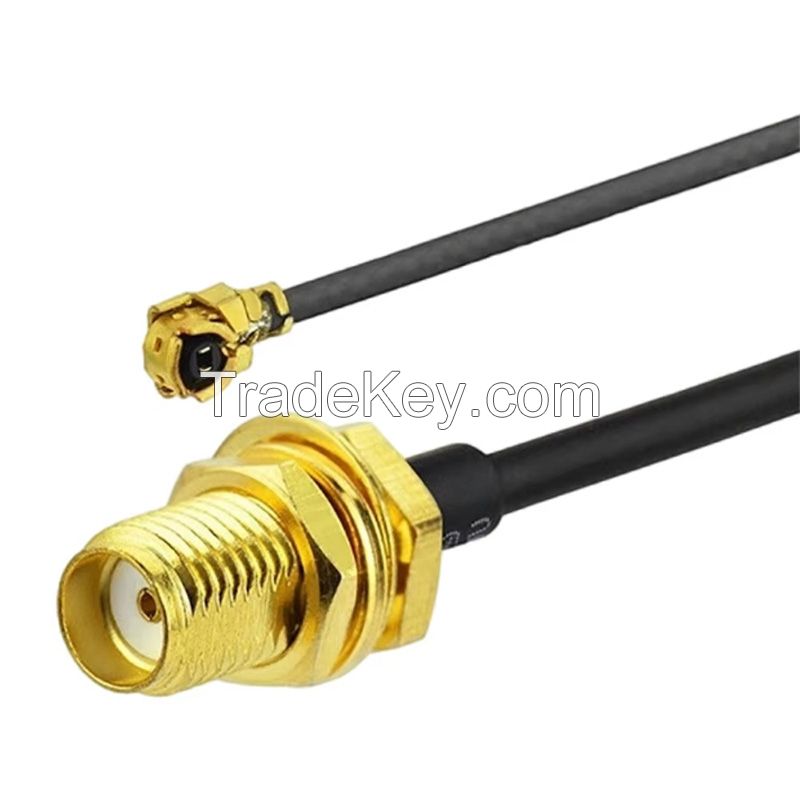 RF Coaxial Cable RF-SMA Female to IPEX1.13 UFL Pigtail Cable With O-Ring