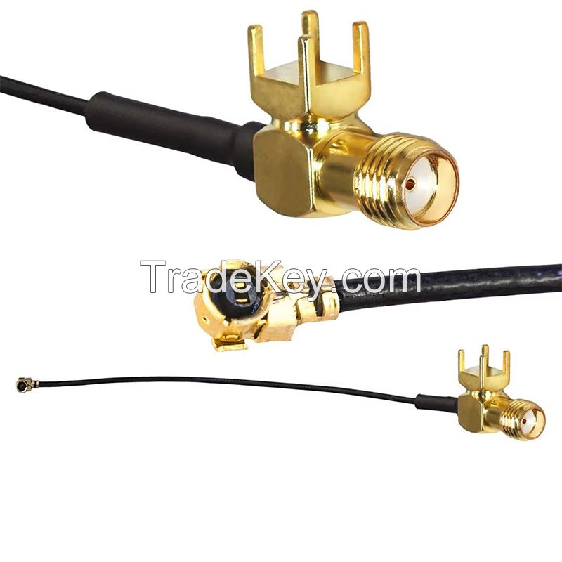 RF Coaxial Cable RF-SMA Female to IPEX1.13 UFL Pigtail Cable With O-Ring