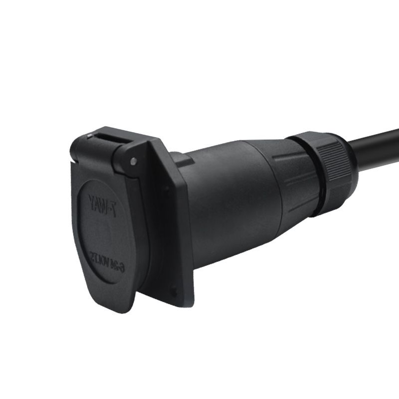 7-core One-to-two American-style Trailer Plug Connecting Wire, 7-pin American-standard RV Trailer Connecting Extension Power Cord