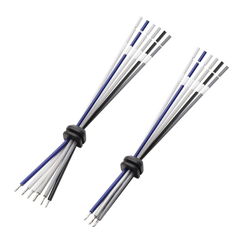 1007 18AWG Automotive Horn Audio Output Connection Extension Cable, In-vehicle Speaker Combination 6-pin Audio Cable
