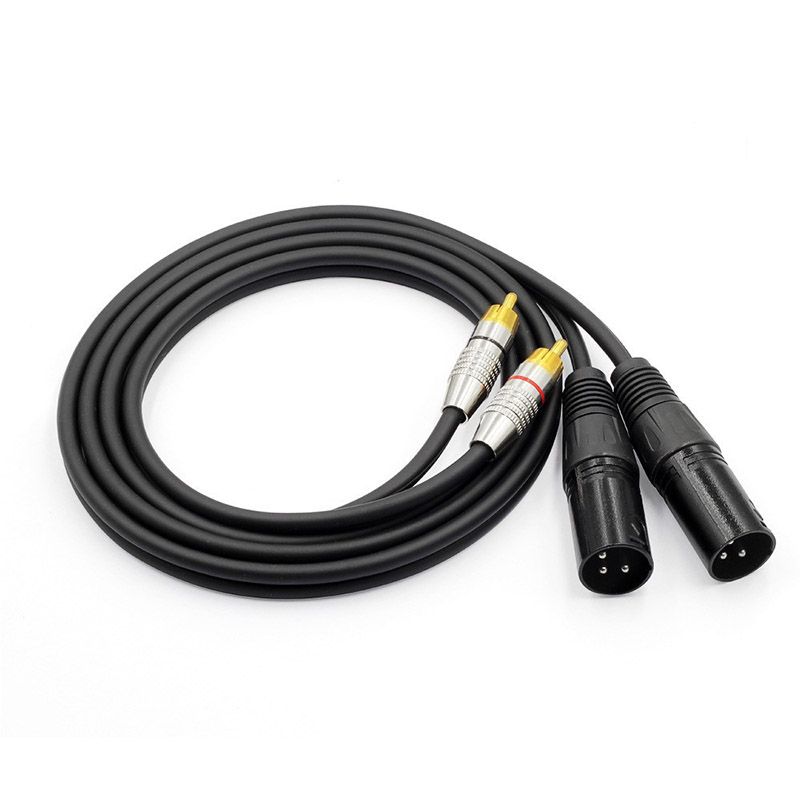 New RCA Audio Cable DMX512 Signal Stage Lighting Cable - XLR Unbalanced XLR Noise-Canceling Shielded Cable