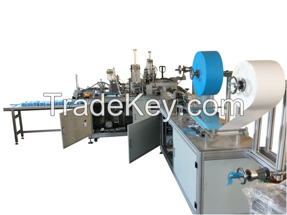 NB-013X Fully automatic Face Mask making machine with Inner Earloop feature 100% Electric