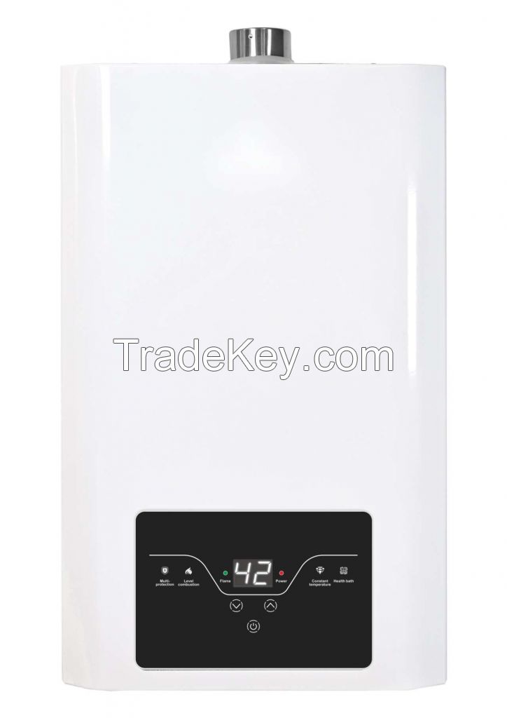 Dual power uninterruptible gas water heater