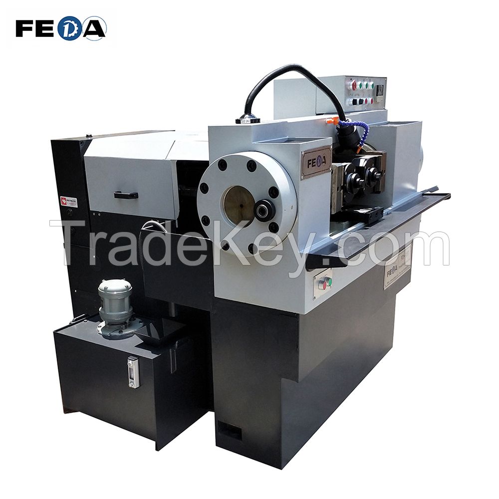 FD-15T steel pipe threading machine threaded rods making machine cylindrical thread rolling machine