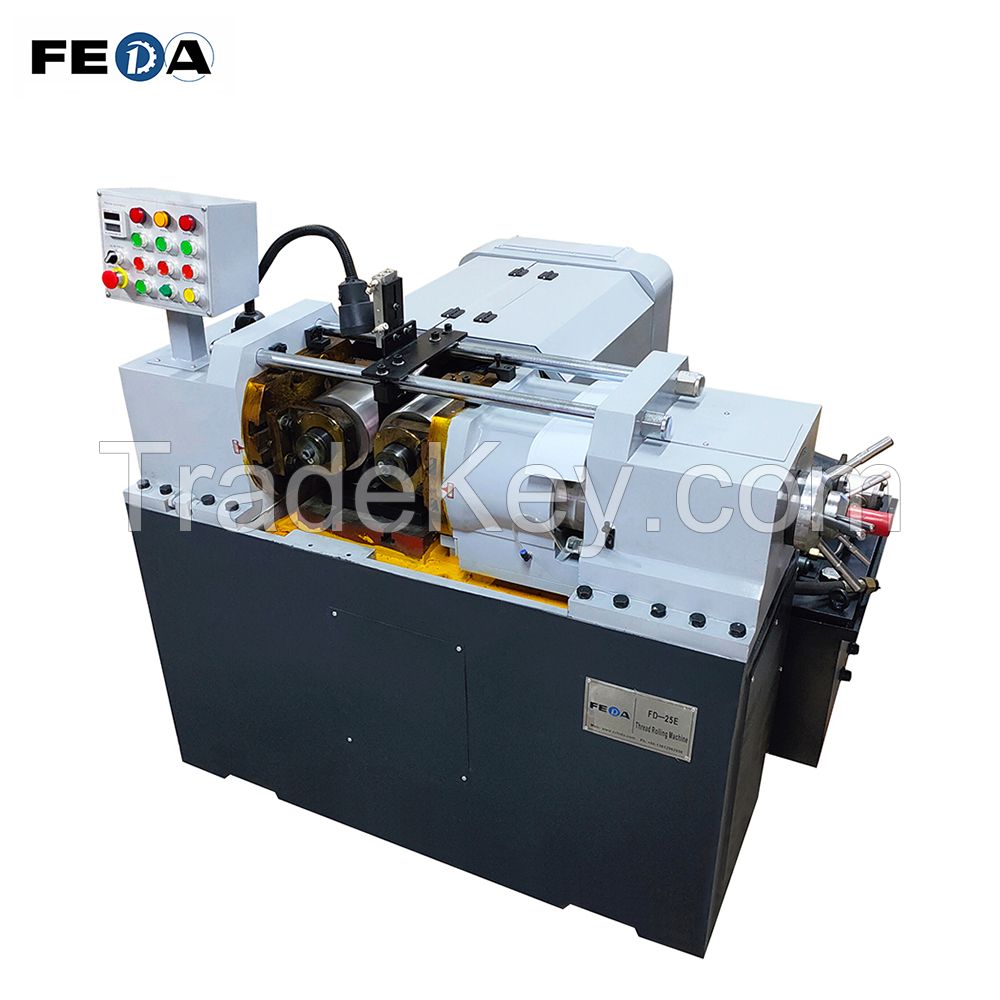 FD-25E hex bolts threading machine high precision threading machine  rod thread making machine